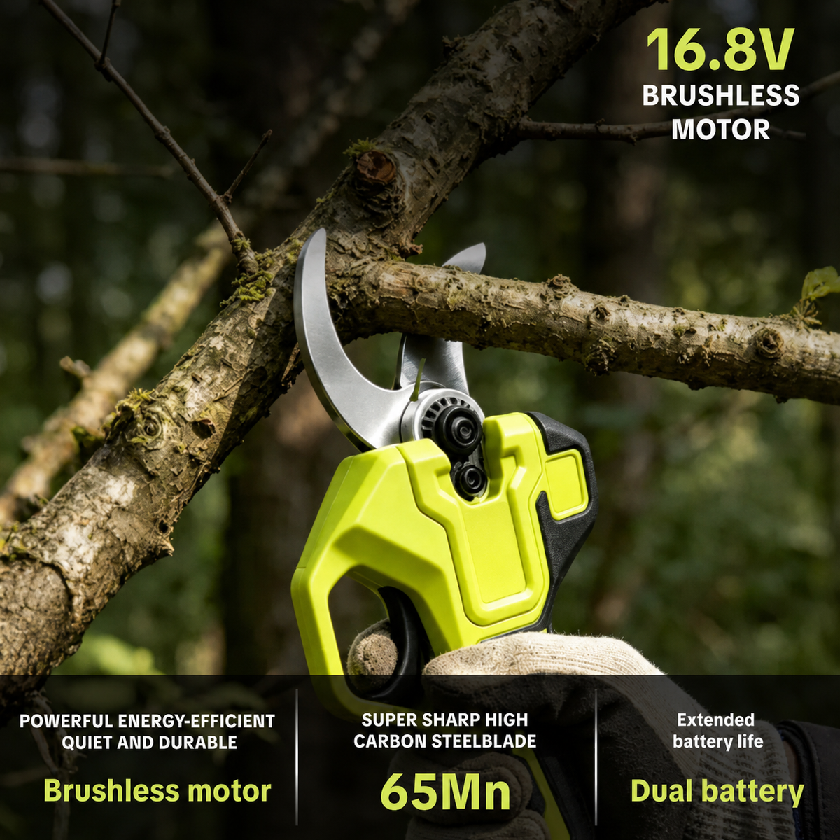 βοΈπ³Cordless Electric Pruning Shears β 21V Battery Powered Garden Cutter
