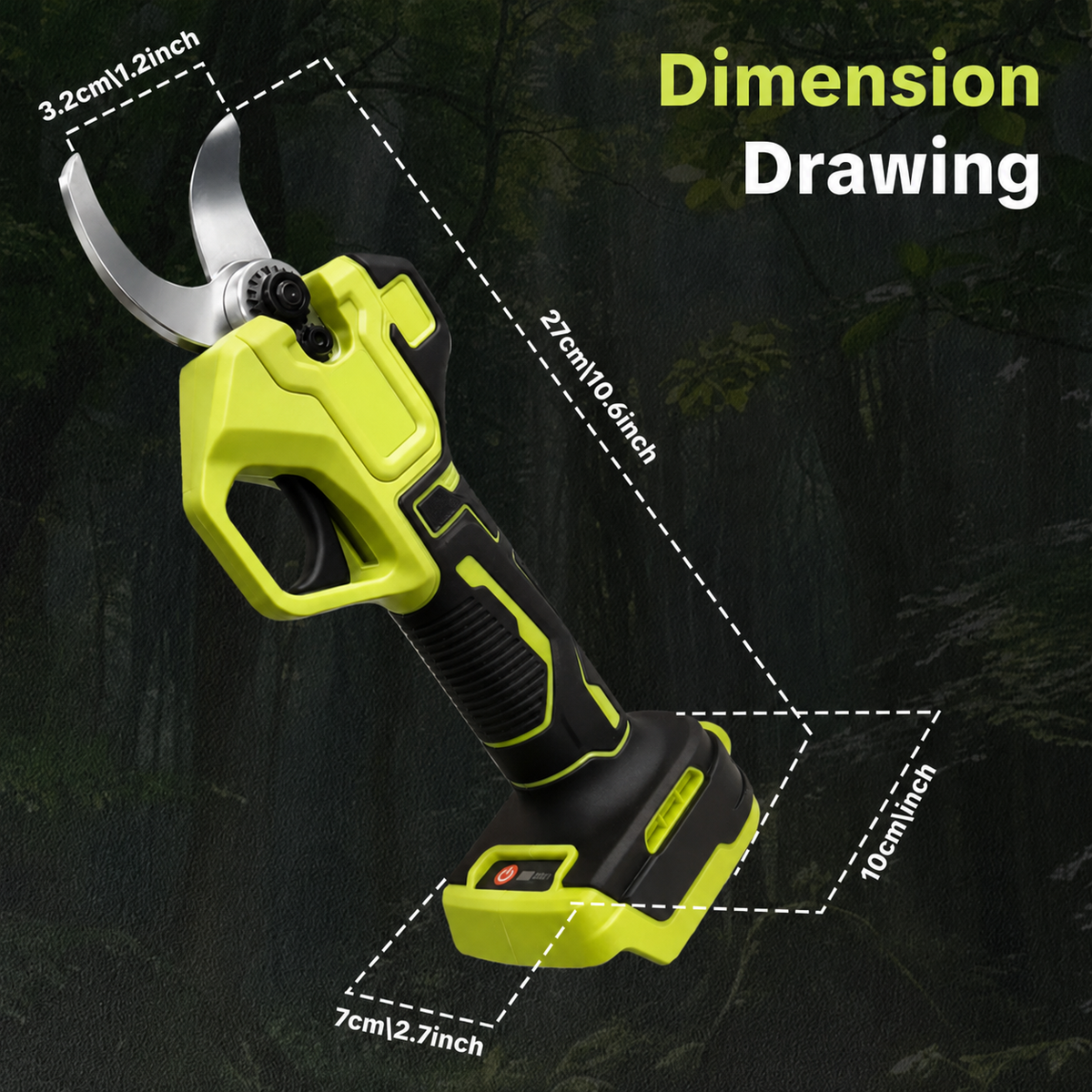 βοΈπ³Cordless Electric Pruning Shears β 21V Battery Powered Garden Cutter