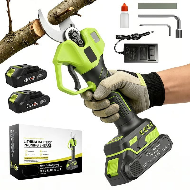 βοΈπ³Cordless Electric Pruning Shears β 21V Battery Powered Garden Cutter