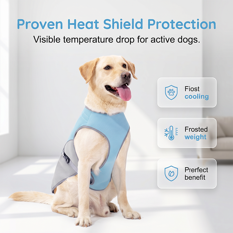 πΆ 48% OFF NOW! βοΈ Dog Cooling Vest Harness β Ice-silk fabric & adjustable β Keeps your pet cool in summer β perfect for walks, beach or travel πΎπβ¨