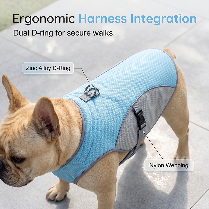 πΆ 48% OFF NOW! βοΈ Dog Cooling Vest Harness β Ice-silk fabric & adjustable β Keeps your pet cool in summer β perfect for walks, beach or travel πΎπβ¨