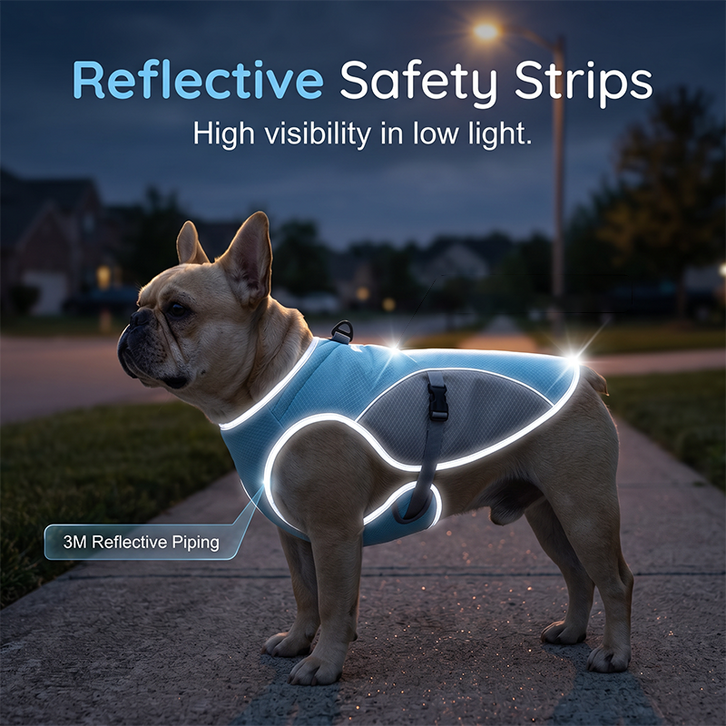 πΆ 48% OFF NOW! βοΈ Dog Cooling Vest Harness β Ice-silk fabric & adjustable β Keeps your pet cool in summer β perfect for walks, beach or travel πΎπβ¨