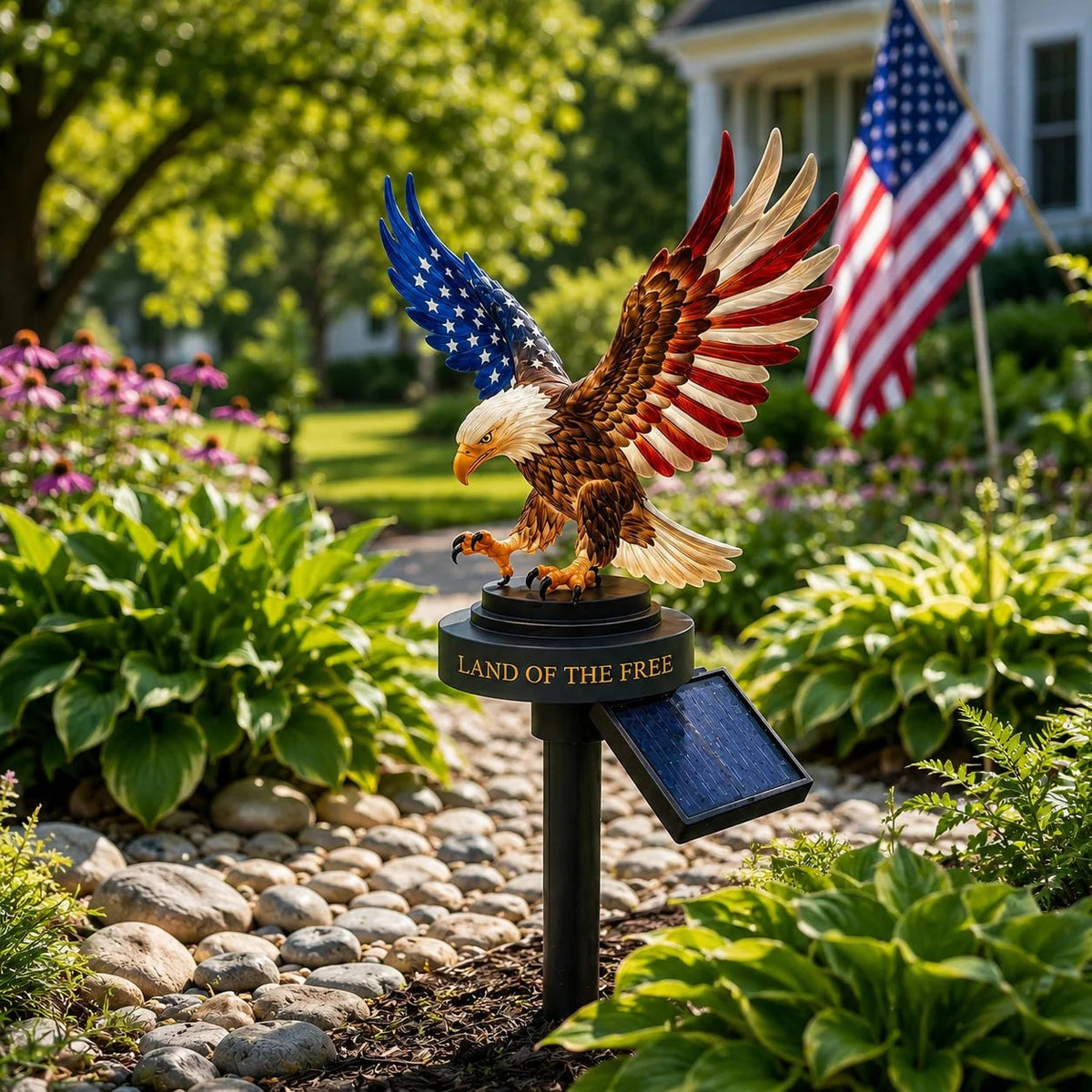 Solar Eagle Garden Light