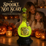 🔥Last Day 50% OFF -🧙✨Lighted Witches’ Brew Poison Bottle Glitter Globe(✨Same as the video)