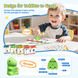 Interactive Dino Phonics Reader Set – Tap-to-Read Learning Cards & Stickers