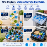 🧊Reusable Cooling Cubes for Drinks & Coolers