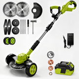 21V Cordless 3-in-1 Grass Trimmer & Mini Mower