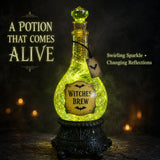🔥Last Day 50% OFF -🧙✨Lighted Witches’ Brew Poison Bottle Glitter Globe(✨Same as the video)