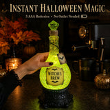 🔥Last Day 50% OFF -🧙✨Lighted Witches’ Brew Poison Bottle Glitter Globe(✨Same as the video)