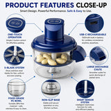 🧄🍇No More Peeling by Hand⚡Electric Peeler