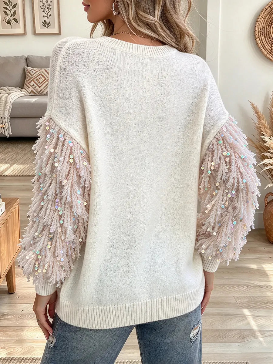 Women's Round Neck Knit Sweater