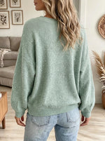 Women's Sequin Embellished Knit Sweater