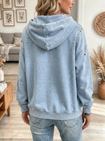 Women's Snowman Letter Print Fleece Hoodie